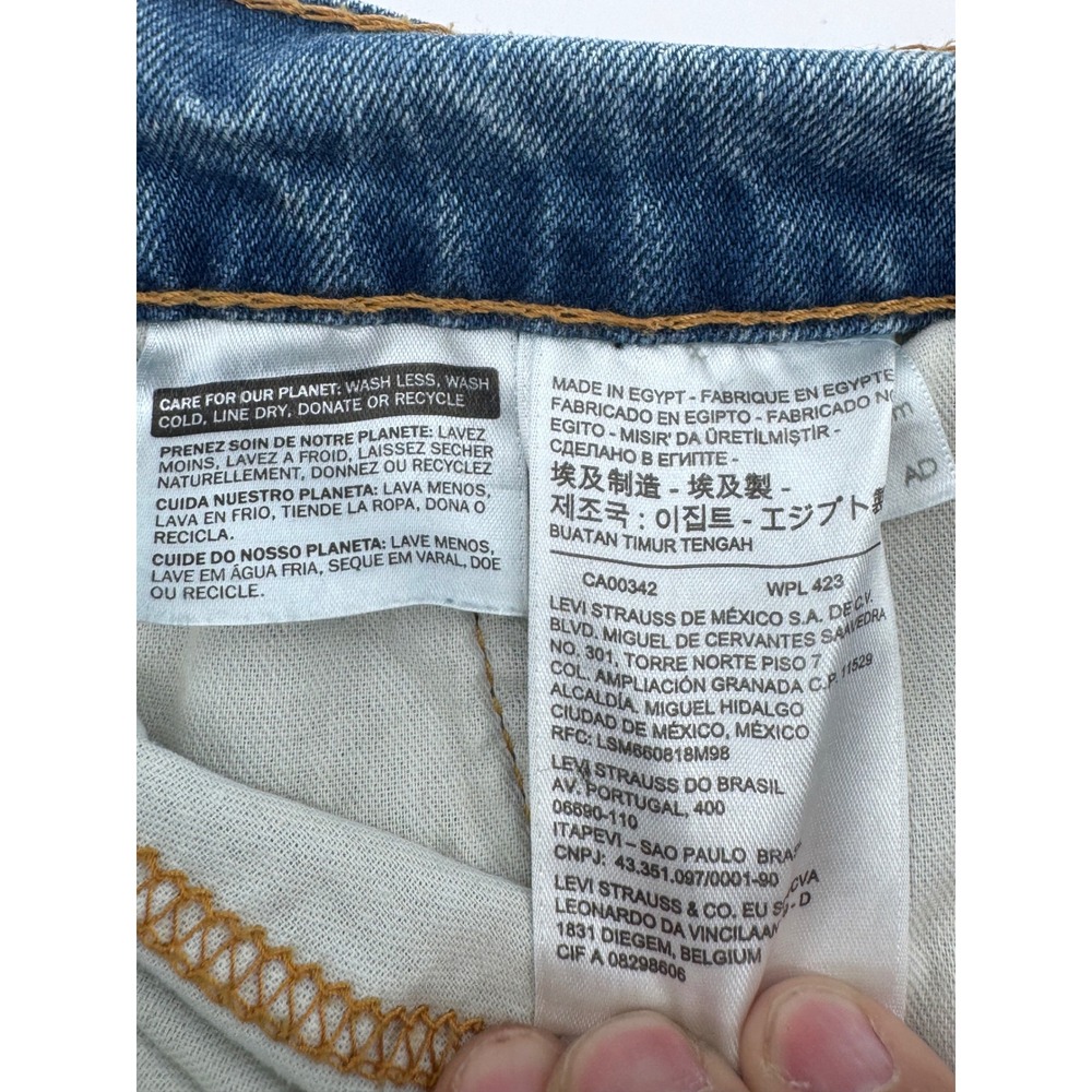 Levi Strauss 550 Relaxed Fit Jeans Men's W35 L32‎ Light Wash Denim - Picture 5 of 5